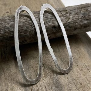 Big loop earrings