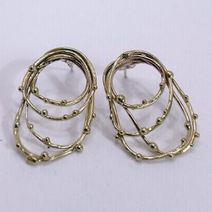 Bronze constellation earrings